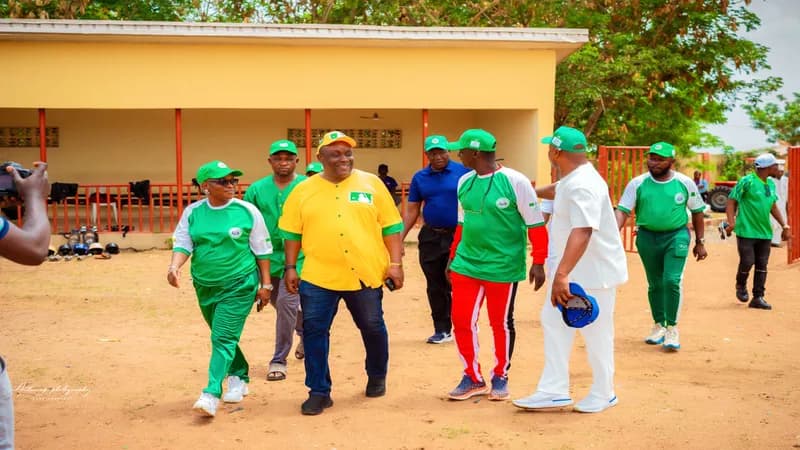 Chairman in action